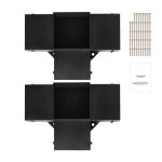 Kit de supports de pergola - duoku - 6''x6'' - 2 pices 4 voies robustes - pour tonnelles, patio, cabane ...