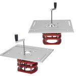 Kit de systme de levage de routeur, levage manuel, table de routeur, scie, plaque de base, argent