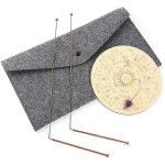 Kit de tapis de radiesthesie en cuivre pour pendule spirituel et divinatoire, pour la divination de l'eau ...