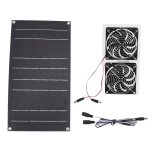Kit de ventilateur à panneau solaire 100w, double ventilateur, étanche ip67, faible bruit, large application, ... Kit de ventilateur à panneau solaire 100w, double ventilateur, étanche ip67, faible bruit, large application, ...