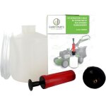 Kit de vidange - livr�e avec une pompe - 2 durites huile et essence, un r�cipient de r�colte d'huile ...