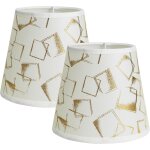 Kjakl - 2 pack 5. 9 (15cm) abat - jour en tissu abat - jour de remplacement moderne e14 / e27 abat - ...