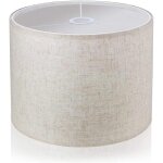 Kjakl - abat jour en tissu, abat - jour  tambour moyen pour lampe de table, murale, lampe de chevet ...