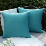 Kjakl - taie d'oreiller extrieure impermable en polyester doux avec surface hydrofugfe housse de coussin ...