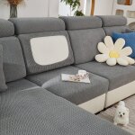 Kjakl - topchances housse de coussin de canap ¿ trs extensible ¿ universelle et antidrapante ¿ ...