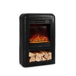 Klarstein dukono chemine lectrique 1800 w flammes led radiateur soufflant minuterie compartiment  ...