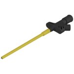 Kleps 2600 sw pince crocodile de s�curit� enfichable 4 mm cat ii noir - sks hirschmann