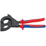 Knipex coupe - cbles (principe du cliquet) avec gaines bi - matire 315 mm - 95 32 315 a