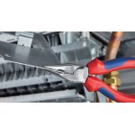 Knipex pince universelle  becs demi - ronds chrome avec gaines bi - matire 145 mm - 08 25 145 sb