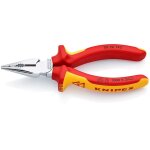 Knipex pince universelle � becs demi - ronds avec oeillet de fixation 145 mm - 08 26 145 t bk