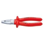 Knipex pince universelle chrom�e isol�es par surmoulage, certifi�es vde 180 mm - 03 07 180