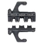 Knipex profil de sertissage pour connecteurs non isol�s � f�t ouvert (largeur de connecteur 4, 8 + 6, ...