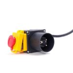 Koa7 250v 16a solenoide de machine a fendre le bois bouton - poussoir prise industrielle Koa7 250v 16a solenoide de machine a fendre le bois bouton - poussoir prise industrielle