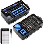 Kombo - 01, ensemble de tournevis de prcision 117 en 1, kit d'outils de rparation magntique professionnel ...