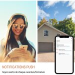 Konyks senso charge 2 - d�tecteur d'ouverture wi - fi sur batterie pour porte et fen�tre, autonomie 1 ...