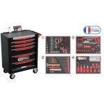 Ks tools 824. 6536f servante d'atelier 6 tiroirs équipée de 265 outils Ks tools 824. 6536f servante d'atelier 6 tiroirs équipée de 265 outils