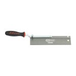 Ks tools scie a dos rversible travaux de finition 350mm a poigne bi - matiere