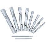 Jeu de cl�s � tube, 10 pcs, 6x7 - 20x22mm