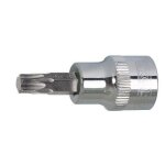 Ks tools werkzeuge - maschinen gmbh douille torx 3 / 8 chromeplus avec trou frontal, tb20, sur support ...