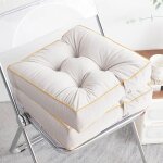 Ksfal - lot de 2 coussins de chaise epais et doux : 45x45 cm, pour l'intrieur et l'extrieur, dcoratif, ...