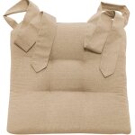 Ksfal - homelevel coussin de chaise - coussins d'assise a nouer 42x46x7 cm avec sangles - coussin intrieur ...