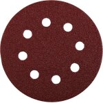 Kwb disques � poncer quick - stick, bois & metal, corindon affin�, Ø 125 mm, perfor�es - 491904