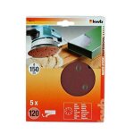 Kwb quick - stick disques abrasifs pour bois et métal, autocollant, diamètre 150 mm, 4920 - 12, perforé ... Kwb quick - stick disques abrasifs pour bois et métal, autocollant, diamètre 150 mm, 4920 - 12, perforé ...