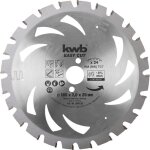 Kwb scie circulaire  coupe fine easy cut, en carbure, 165 x 20 mm - 584738