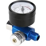 Kwex - manomtre pistolet peinture, rgulateur de pression pour pistolet  peinture, 1 / 4 po pour pistolet ...