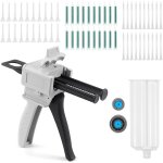 Kwex - pistolet à colle epoxy ab 50 ml pistolet distributeur epoxy avec 1 double cartouche de colle 50 ... Kwex - pistolet à colle epoxy ab 50 ml pistolet distributeur epoxy avec 1 double cartouche de colle 50 ...