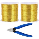 Kyaoayo - 2 pices fil de cuivre emaill 0, 3mm bobine fil de cuivre emaill isol fil de laqu pour ...