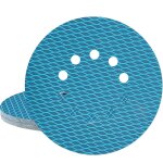 Kyaoayo - 20 pices disques de ponage 225mm grain 240, disques abrasifs de 225 mm, 10 trous, en forme ...