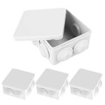 Kyaoayo - 4 pièces boite derivation ip55 boite de derivation etanche exterieur blanc résistant a la poussière ... Kyaoayo - 4 pièces boite derivation ip55 boite de derivation etanche exterieur blanc résistant a la poussière ...