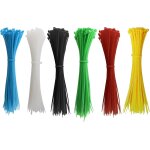 Kyaoayo - 600 pièces serre cable coloré 200mm x 3mm, autobloquant collier serrage plastique, uv serre ... Kyaoayo - 600 pièces serre cable coloré 200mm x 3mm, autobloquant collier serrage plastique, uv serre ...