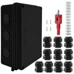 Kyaoayo - bote de drivation etanche exterieur en saillie, ip65 boitier etanche en saillie, botier ...