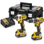 Kyaoayo - kit perceuse dcd796 + visseuse a impact d 887 + 2 batteries 5ah + chargeur dcb115 + mallette ...