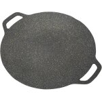 Kyaoayo - pole a barbecue corenne, plaque chauffante ronde noire de forme incurve pour le camping ...