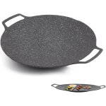 Kyaoayo - pole a griller corenne, barbecue coren gril antiadhsif, plaque chauffante ronde pour barbecue, ...