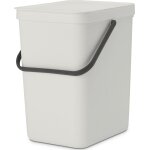 Kyaoayo - poubelle sort & go 25l - grande poubelle pour la cuisine - couvercle a ouverture permanente ...