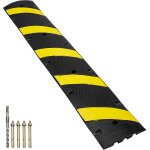 Kyaoayo - rampe protection cble a 2 canaux pas de cble au sol en caoutchouc passe cble ralentisseur ...