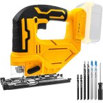Kyaoayo - scie sauteuse sans fil compatible avec batterie dewalt 20 v , outil de coupe de scie sauteuse ... Kyaoayo - scie sauteuse sans fil compatible avec batterie dewalt 20 v , outil de coupe de scie sauteuse ...