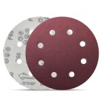 Kyaoayo - senmai tools disques abrasifs 180mm 8 trous (grain 40 60 80 120) . disques de ponage 180mm ...
