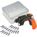 Kyaoayo - tournevis electrique bdcsfl20at - qw - 3. 6v, 180 tr / min, 5. 5 nm, lampe led intgre, poigne ...