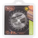 Lame au carbure pour scie circulaire scid - epaisseur 2, 8 mm - 40 dents - diamtre 125 mm - alsage ...