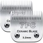 Lame de changement de fente de chien, compatible avec les s�ries heiniger / andis / oster a5 / 10km series ...