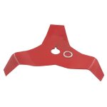 Lame de dbroussailleuse universelle 3 dents - 300 mm courbe