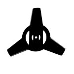 Lame métallique de 150mm, 3 dents pour coupe gazon électrique, débroussailleuse universelle, taille - ... Lame métallique de 150mm, 3 dents pour coupe gazon électrique, débroussailleuse universelle, taille - ...