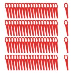 Lame de rechange en plastique pour tondeuse  gazon bosch einhell, 8. 3cm, 80 pices