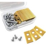 Lame de rechange en titane, 30pi�ces lame tondeuse, lame robot tondeuse � gazon avec vis pour worx landroid, ...