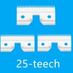 Lame de rechange pour tondeuse en céramique, 25 dents, compatible avec les séries andis, oster a5 et ... Lame de rechange pour tondeuse en céramique, 25 dents, compatible avec les séries andis, oster a5 et ...